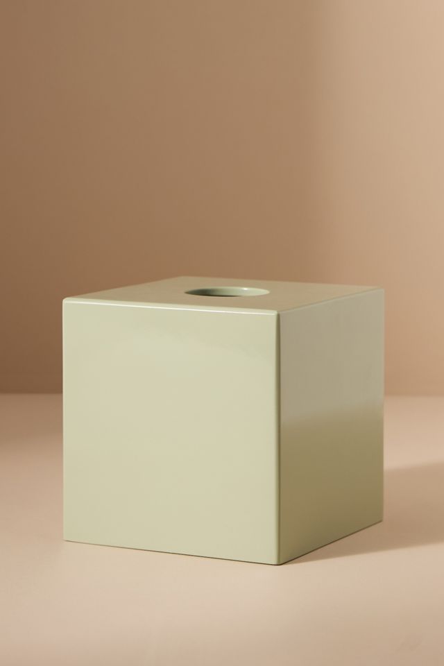Addison Ross Lacquered Scallop Tissue Box #1