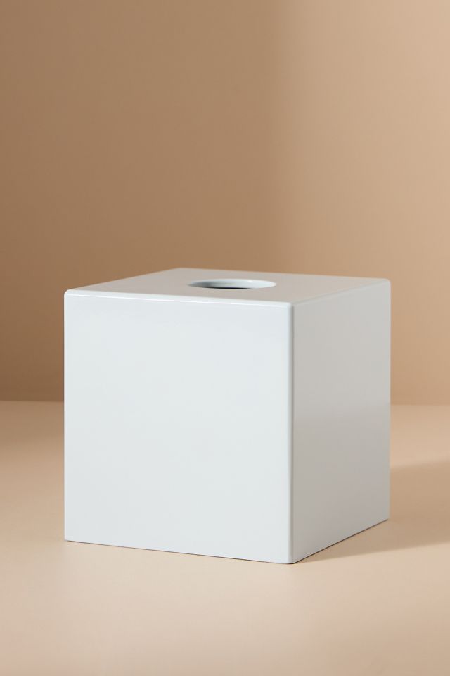 Addison Ross Lacquered Scallop Tissue Box #1