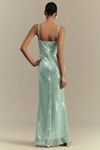 Mare Mare Kassidy Cowl-Neck Sequin Maxi Dress