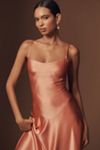 Mare Mare Emmy Satin Corset Maxi Dress
