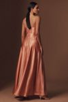 Mare Mare Emmy Satin Corset Maxi Dress