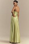 Mare Mare Emmy Satin Corset Maxi Dress