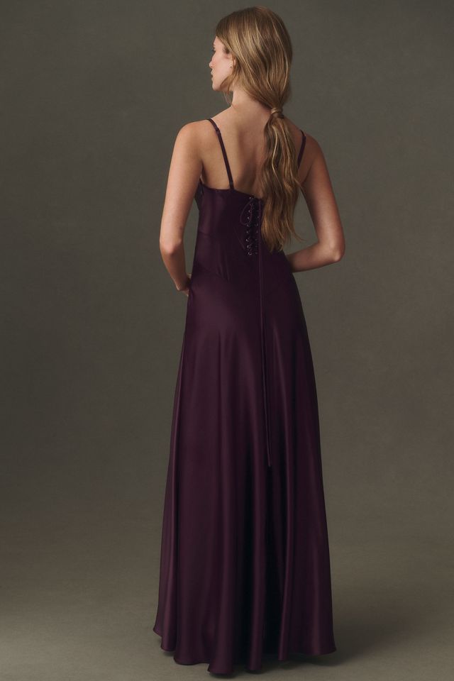 Mare Mare Emmy Satin Corset Maxi Dress #2