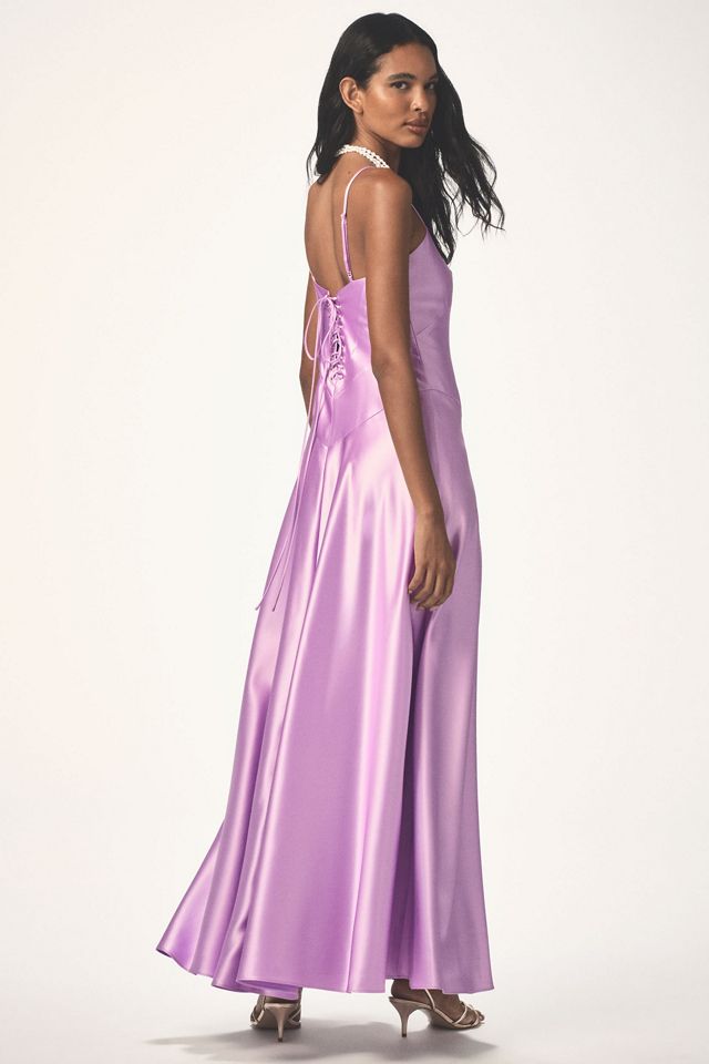 Mare Mare Emmy Satin Corset Maxi Dress #1