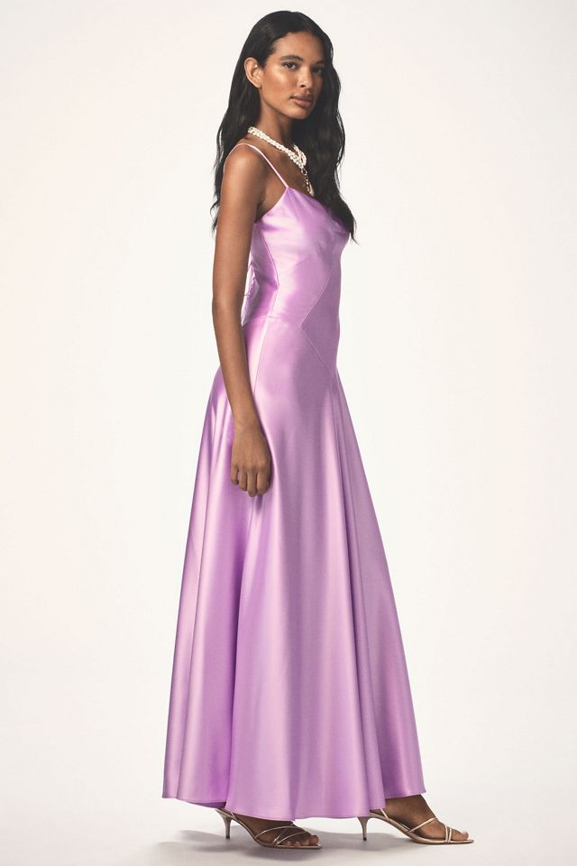 Mare Mare Emmy Satin Corset Maxi Dress #3