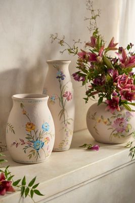 Fleur Terracotta Vase