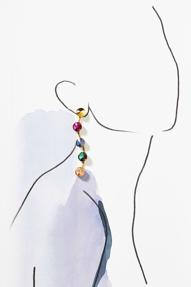 Tova Domini Crystal Drop Earrings #2