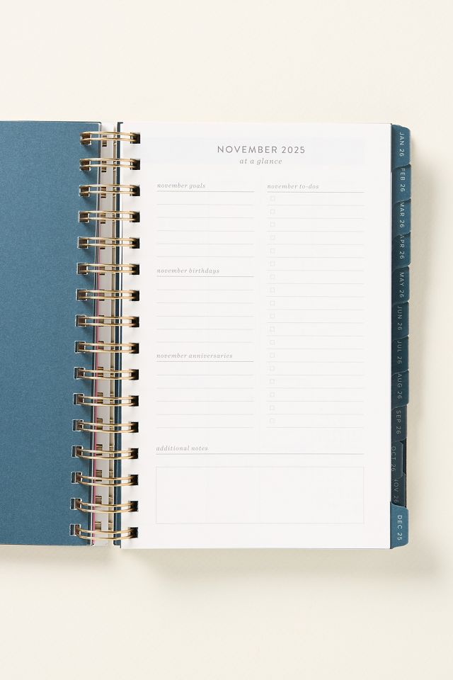 By Anthropologie 2026 17-Month Spiral Planner #1