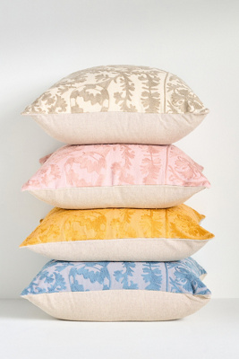 Mila∞miro Hand-embroidered Emilie Suzani Pillow
