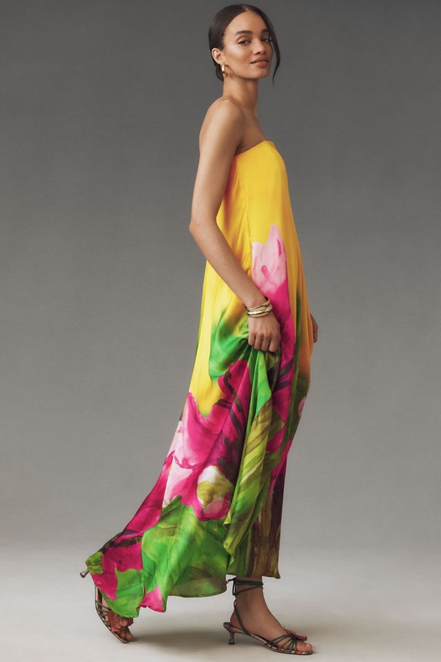 Sisters. Peony Strapless Maxi Dress #3