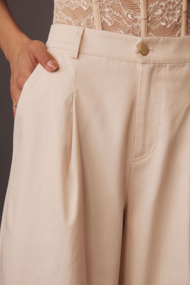 Cami NYC Jetta High-Rise Pleated Wide-Leg Trouser Pants #3