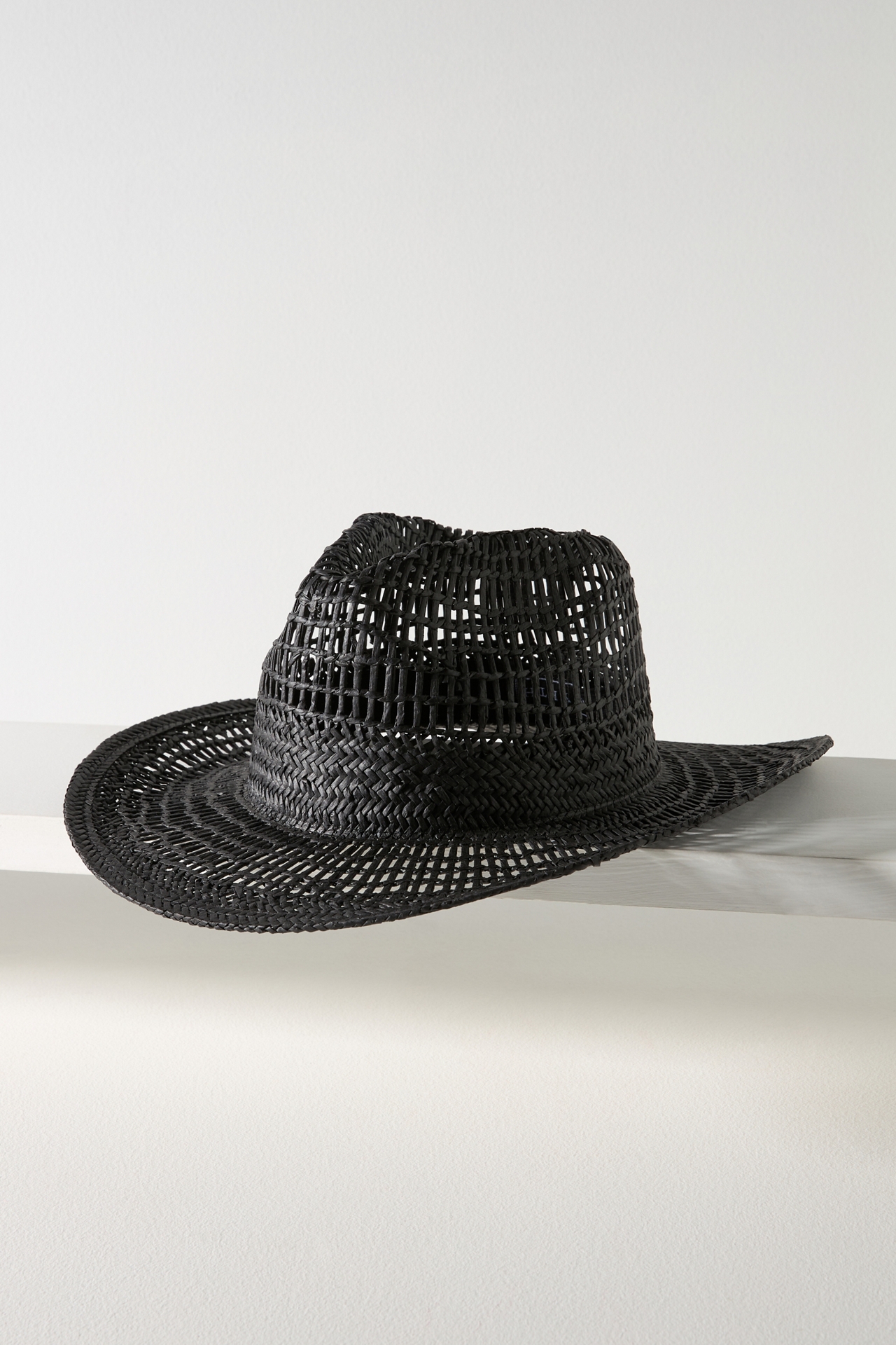 Wyeth Geo Open-Weave Straw Rancher