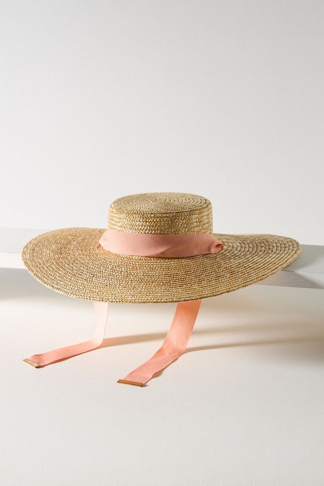 Wyeth Extended Brim Straw Floppy Hat #1