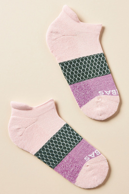 Shop Bombas Tri-block Ankle Socks In Pink
