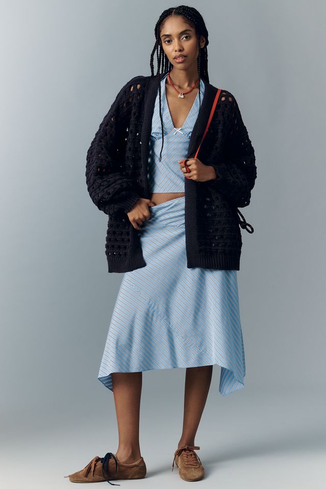 Maeve Chunky Open-Stitch Cardigan | Anthropologie