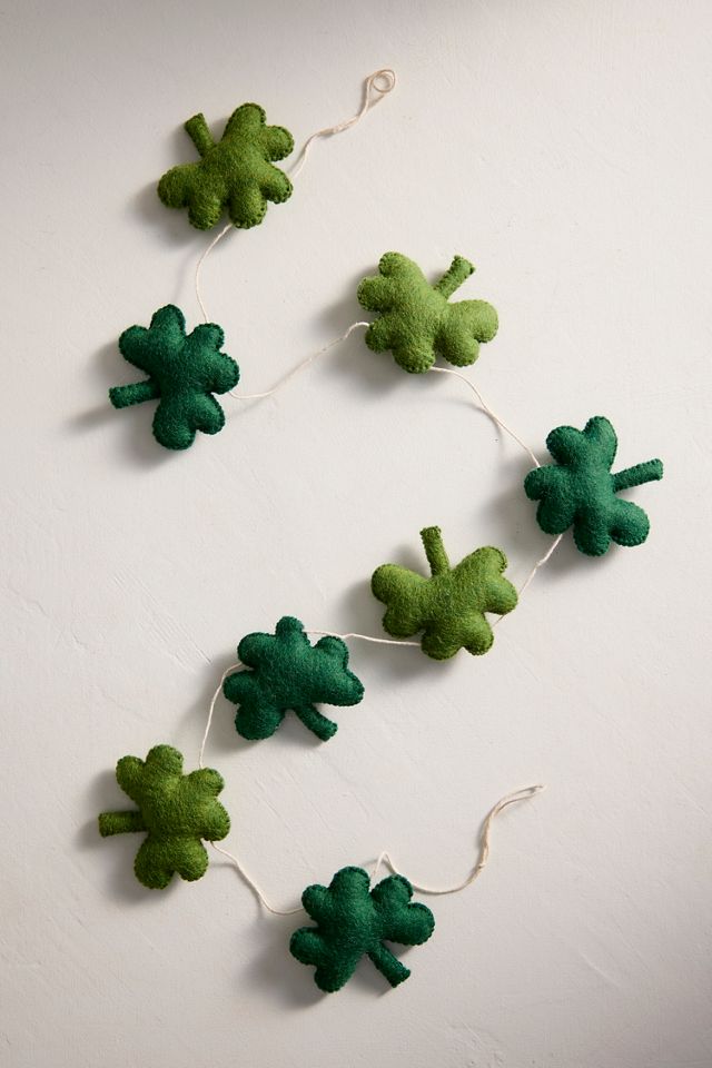 Felt Shamrock Garland #2