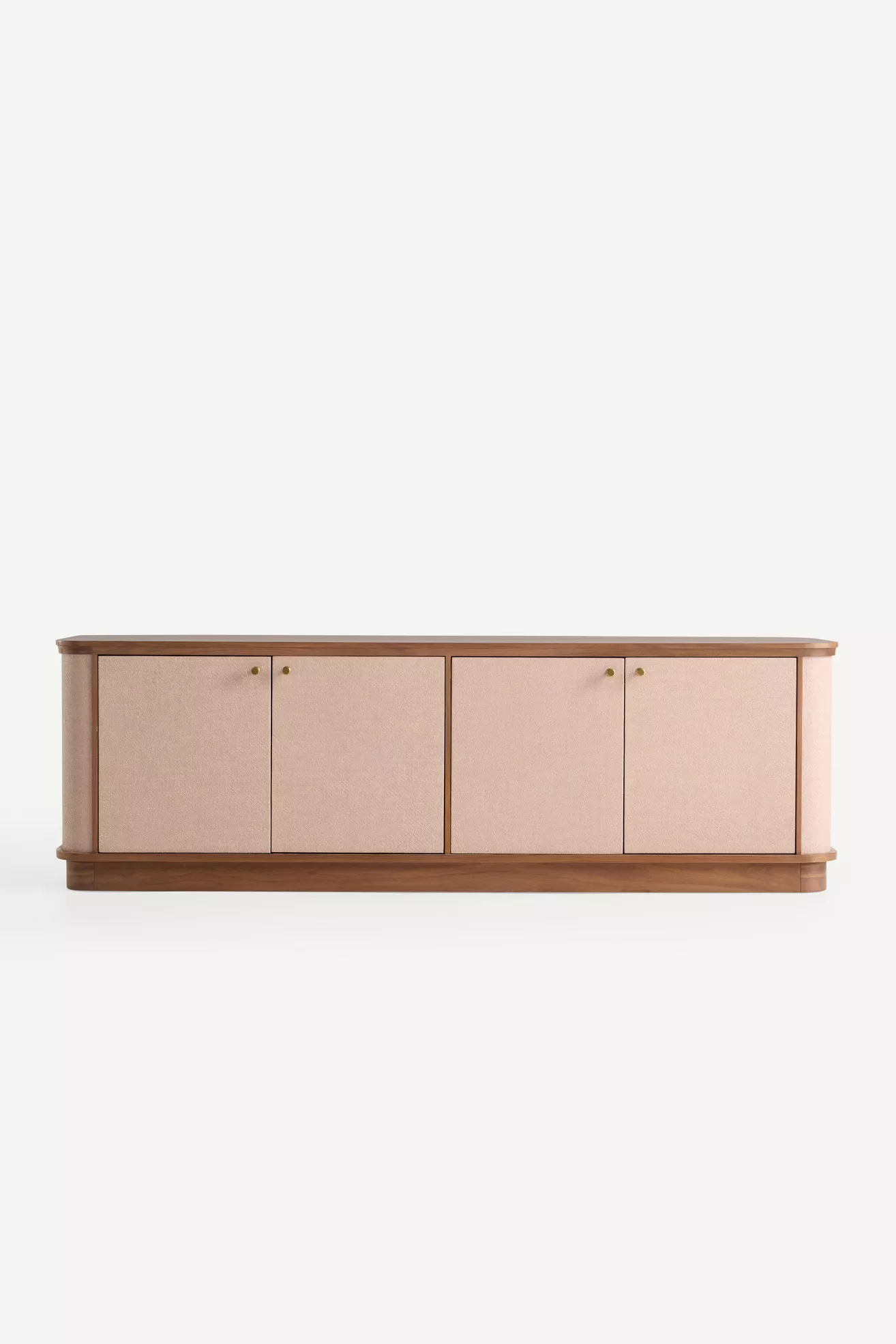 Acadia Raffia & Wood Media Cabinet - thumbnail 2