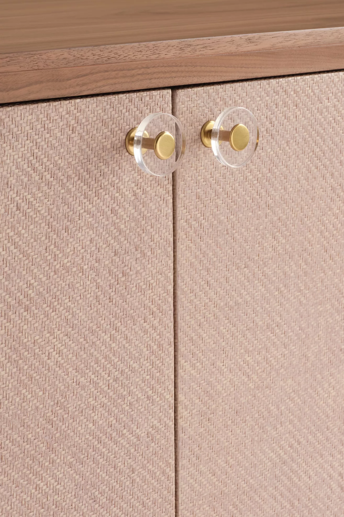 Acadia Raffia & Wood Media Cabinet - thumbnail 7