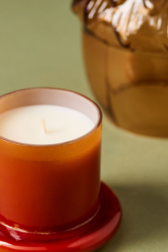 Spice Vanilla Clove Glass Acorn Cloche Candle #2