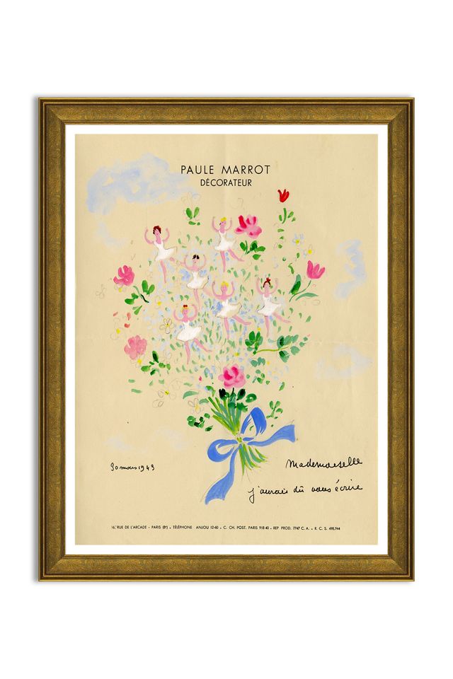 Ballet Bouquet Wall Art #1