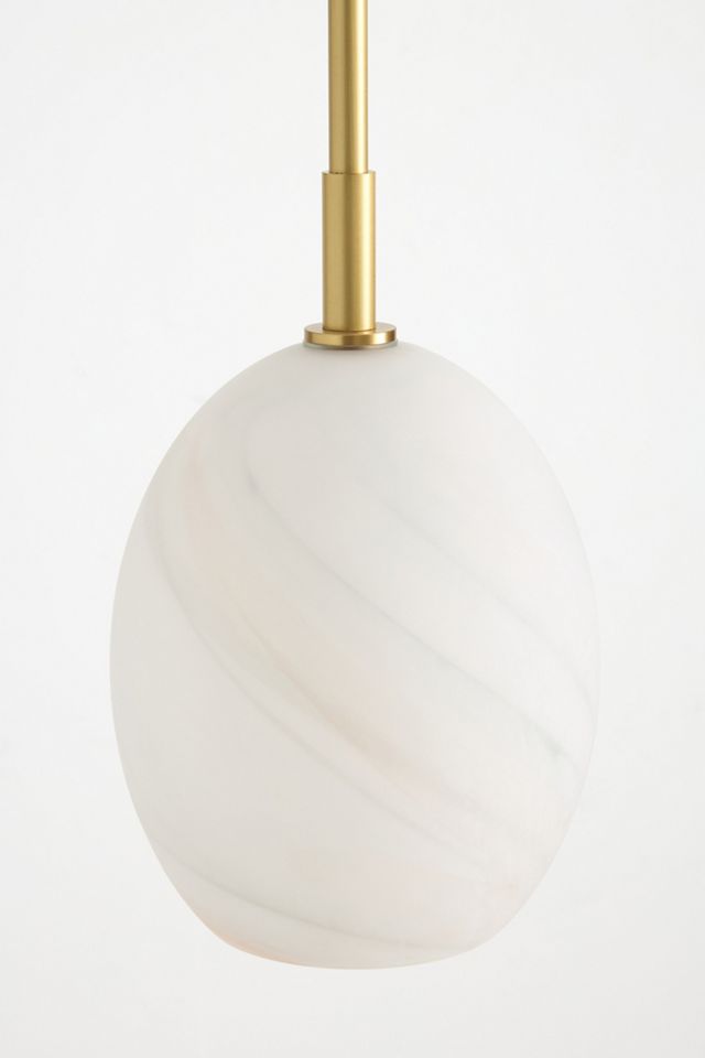 Artemis Alabaster Single Pendant #2