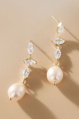 LOLAKNIGHT IVY PEARL DROP EARRINGS 