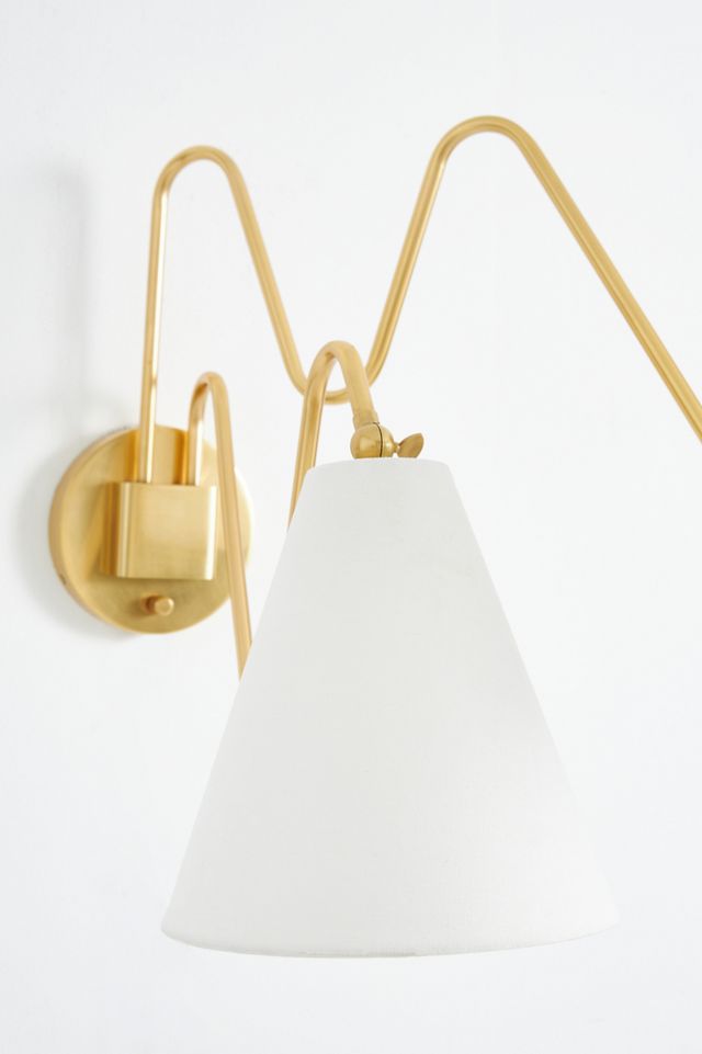 Onda Iron Double Plug-In Sconce Wall Light #4