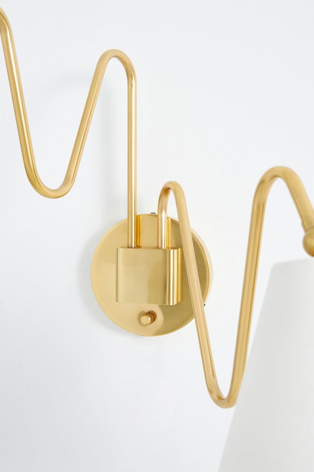 Onda Iron Double Plug-In Sconce Wall Light #5