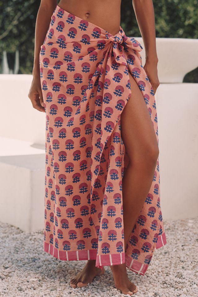 Sunshine Tienda Raspberry Marigold Sarong #1