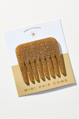 By Anthropologie Glitter Mini Comb