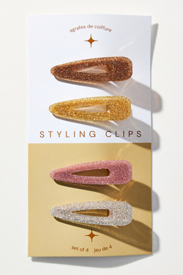 Glitter Hair Clips, Set of 4 product page
