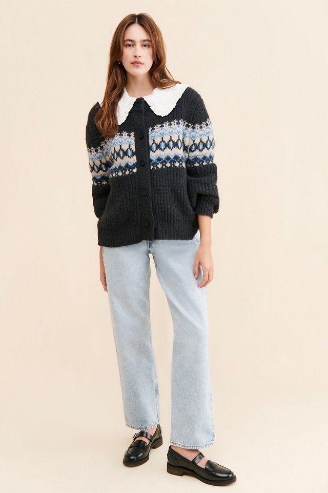 Moon River Fair Isle Knit Cardigan #3