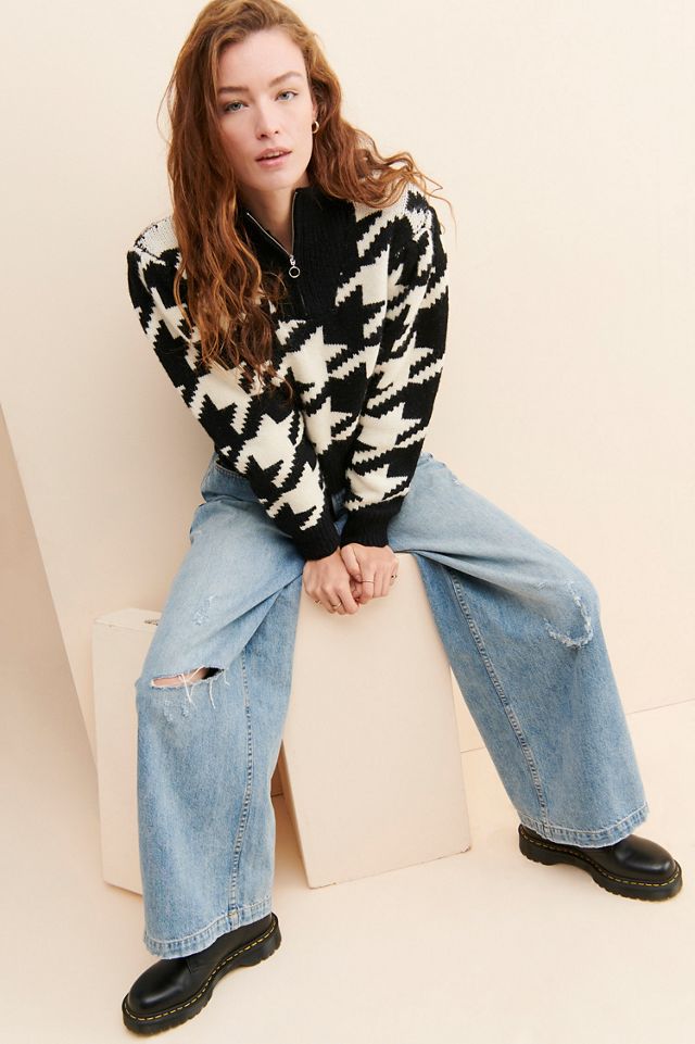 [BLANKNYC] I'm Royalty Half Zip Sweater #2