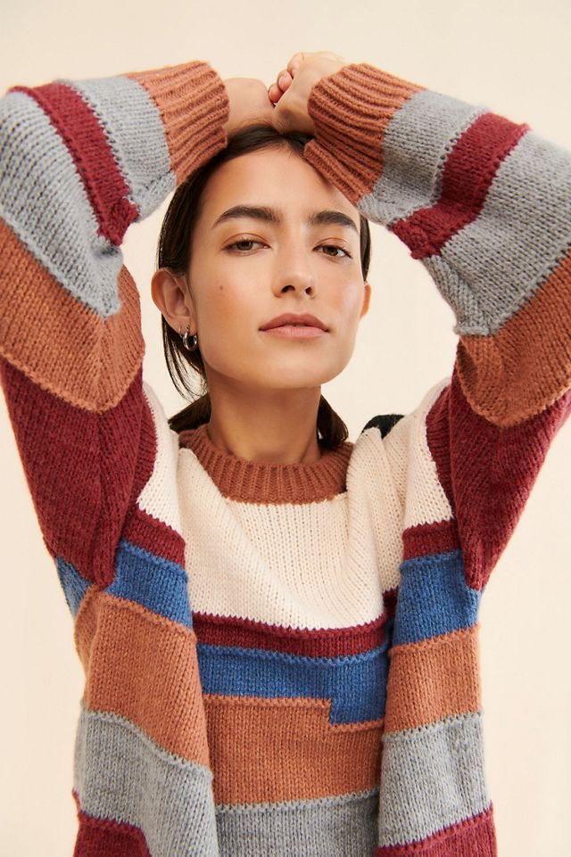 Little Lies Cara Colorblock Sweater #2