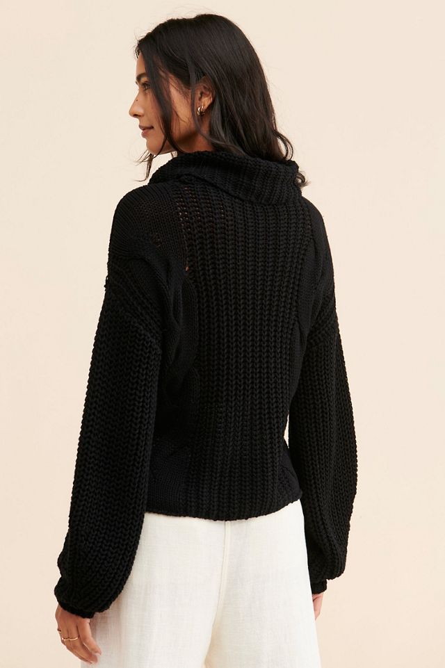 $525 Turtleneck Shaker Sweater #1