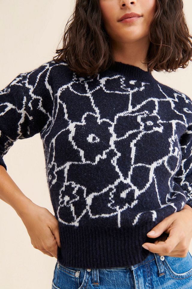 ASTR the Label Saira Floral Sweater #2