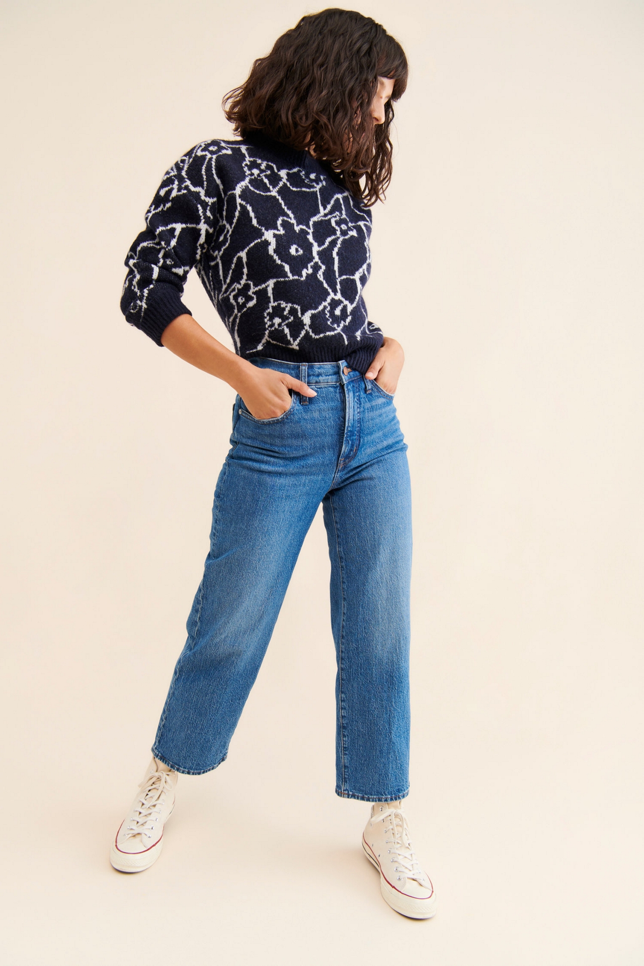 ASTR the Label Saira Floral Sweater