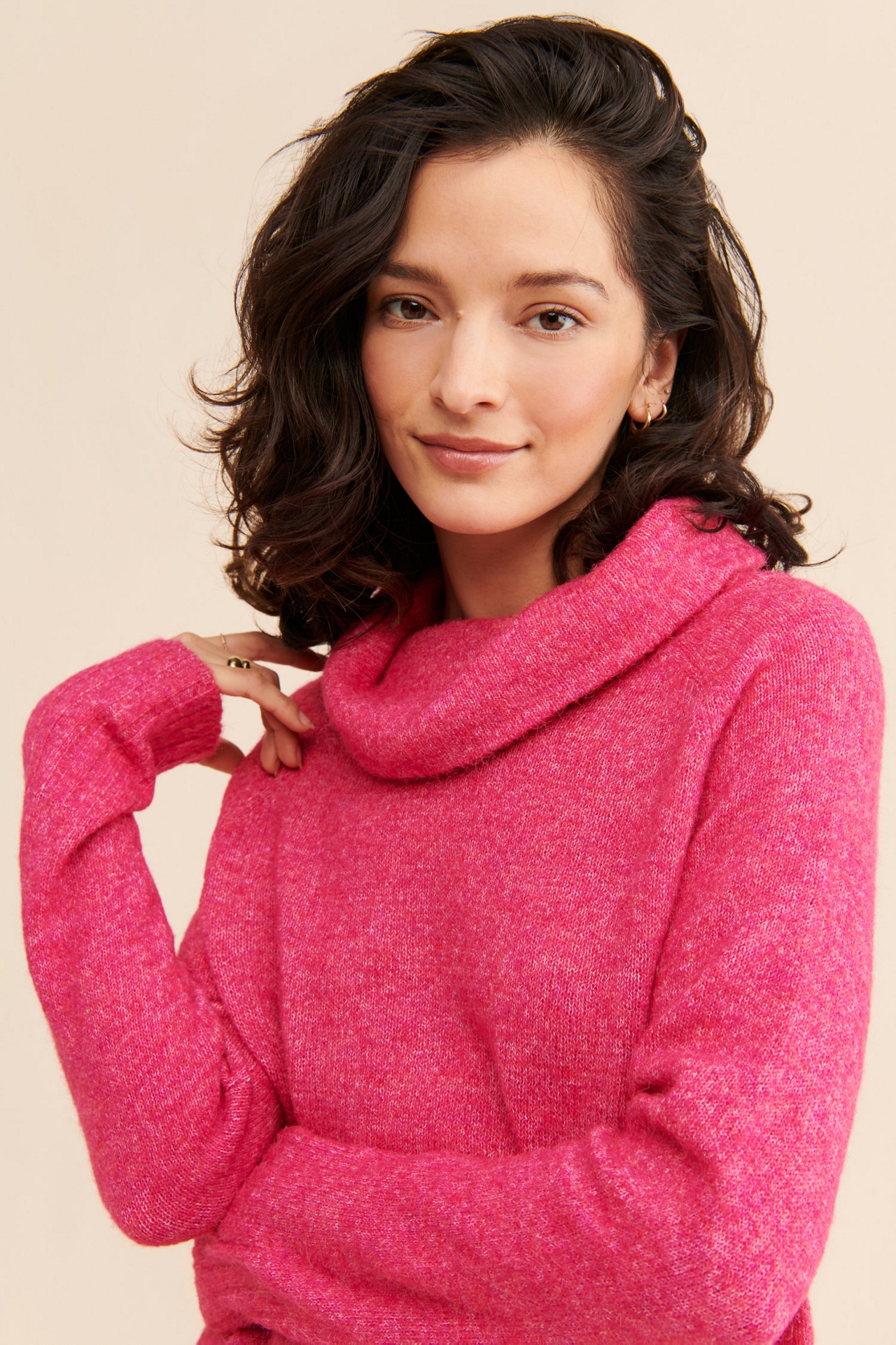 RD Style Oversized Turtleneck Sweater