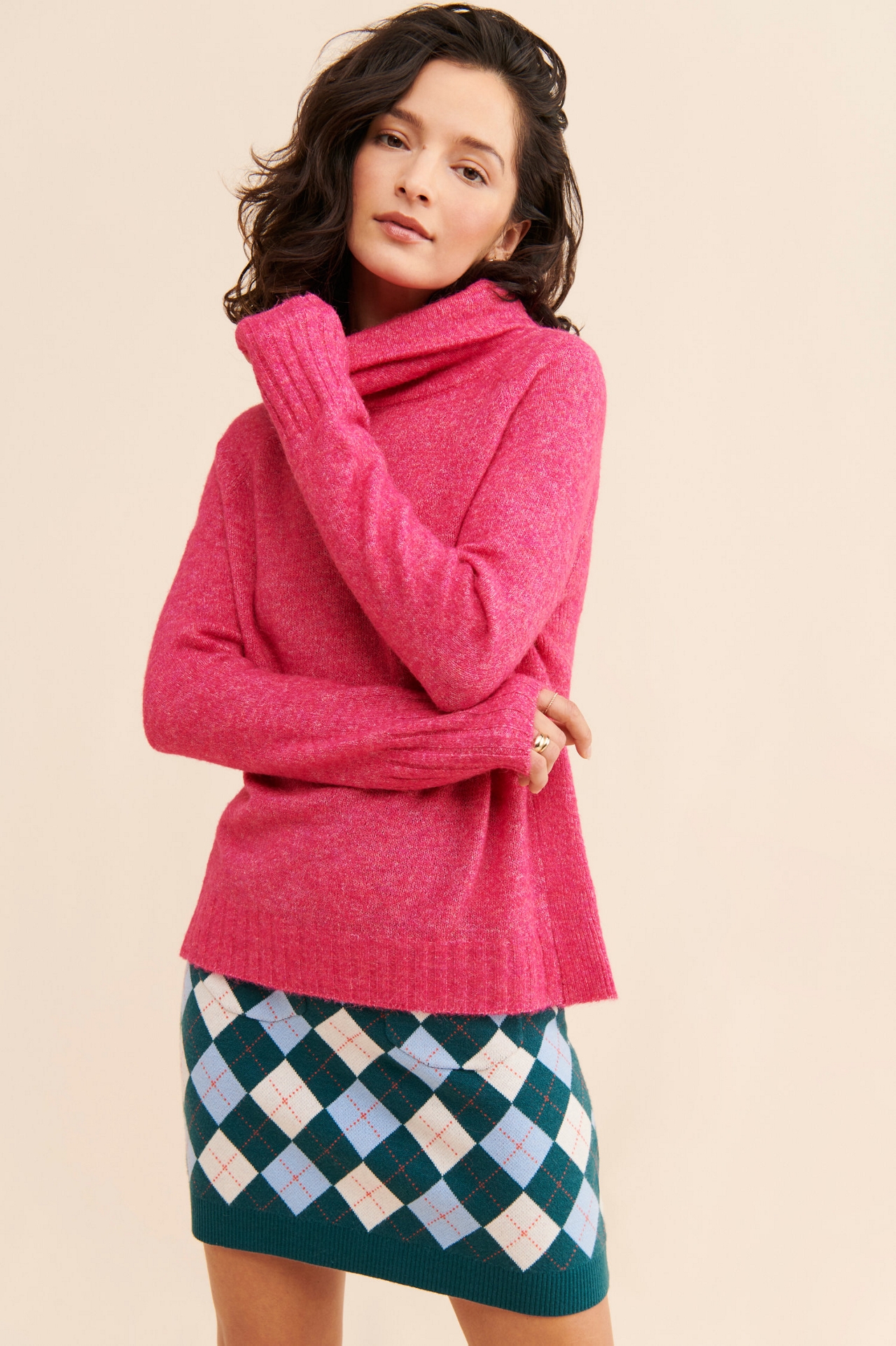 RD Style Oversized Turtleneck Sweater