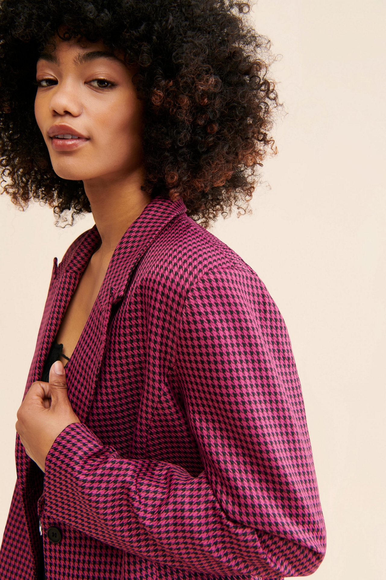 Ichi Ixtrila Printed Blazer
