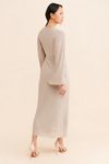significant other long-sleeve cutout twist maxi dress Long-Sleeve Cutout Twist Maxi Dress