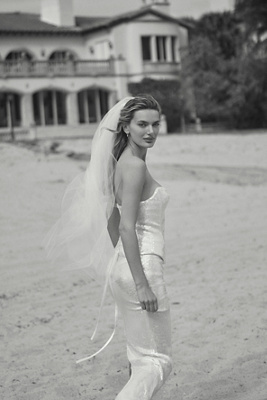 Mare Mare Sequin Shine Column Maxi Skirt In White