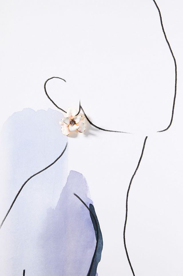 The Pink Reef Orchid Post Earrings #1