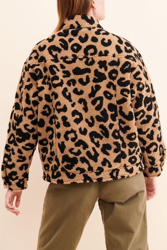Apparis Tiarra Leopard Teddy Bear Jacket #1