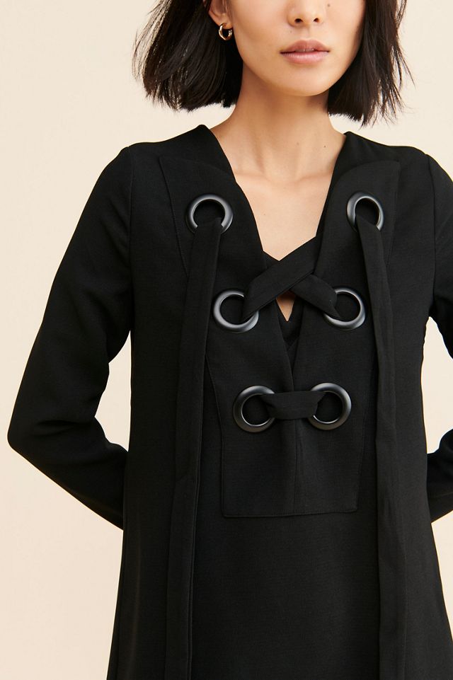 English Factory Front Lace Up Dress #2