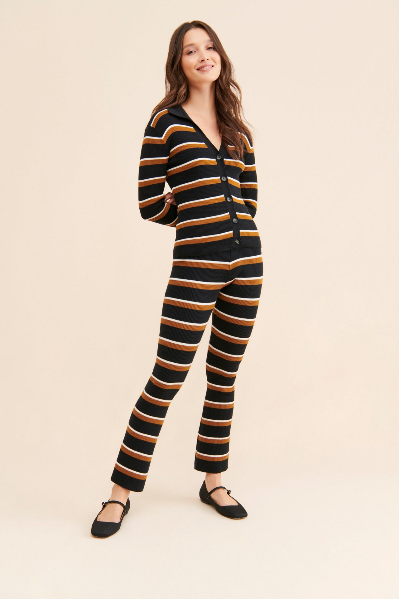 Sanctuary Striped Knit Pants