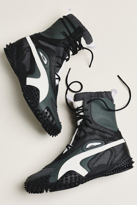 Puma Mostro Mid Sneaker Boots In Black