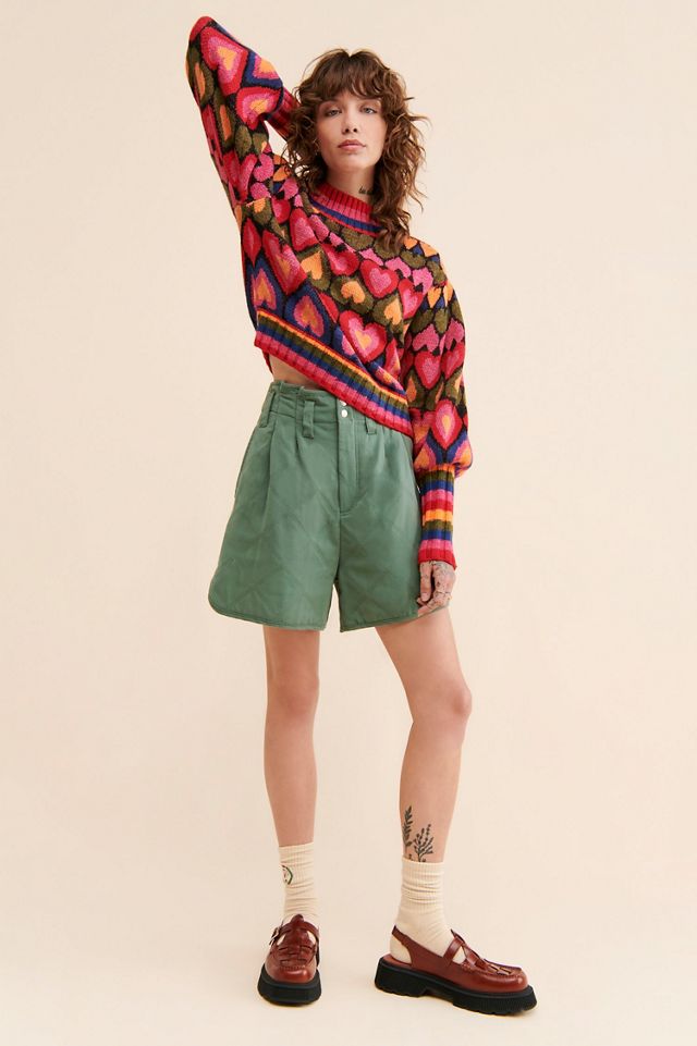 FARM Rio Full Of Hearts Jacquard Sweater #3