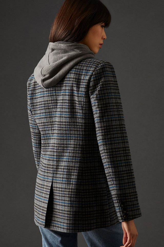 Avec Les Filles Double-Breasted Hooded Coat #1