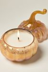 Gourmand Pumpkin Sweet Vanilla Mini Glass Pumpkin Candle